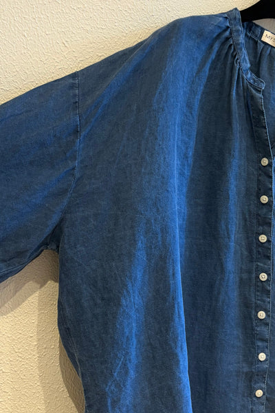Blouse oversize Indigo