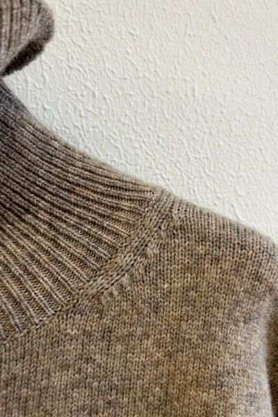 Pull en maille Beige