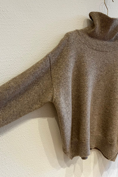 Pull en maille Beige