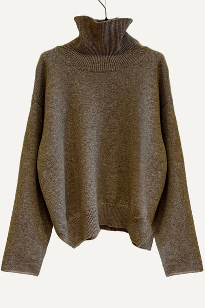 Pull en maille Beige