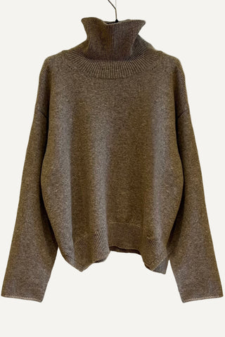 Pull en maille Beige