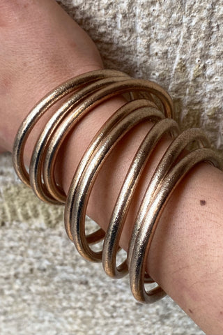 Bracelet Bouddhiste Or Rose