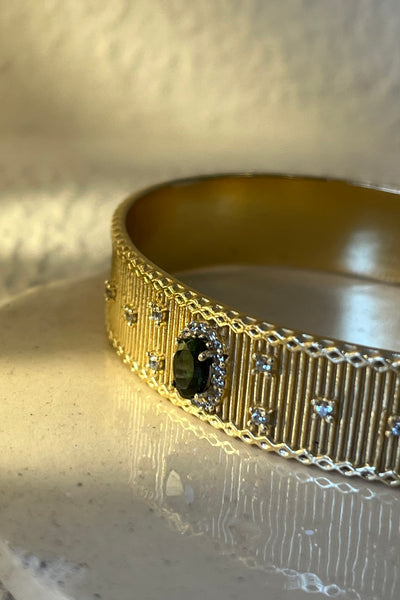 Bracelet CAMALA Tourmaline Verte