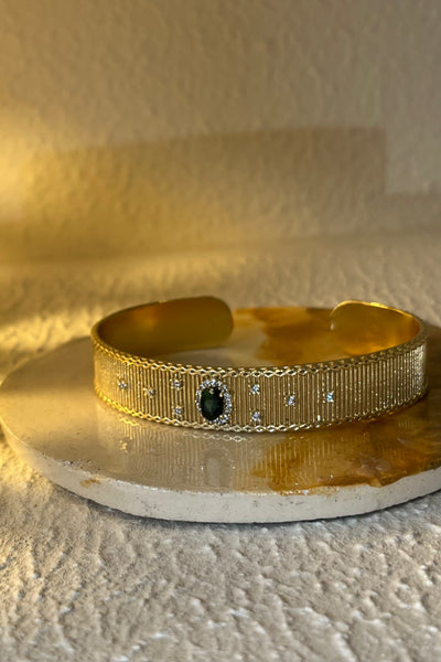 Bracelet CAMALA Tourmaline Verte