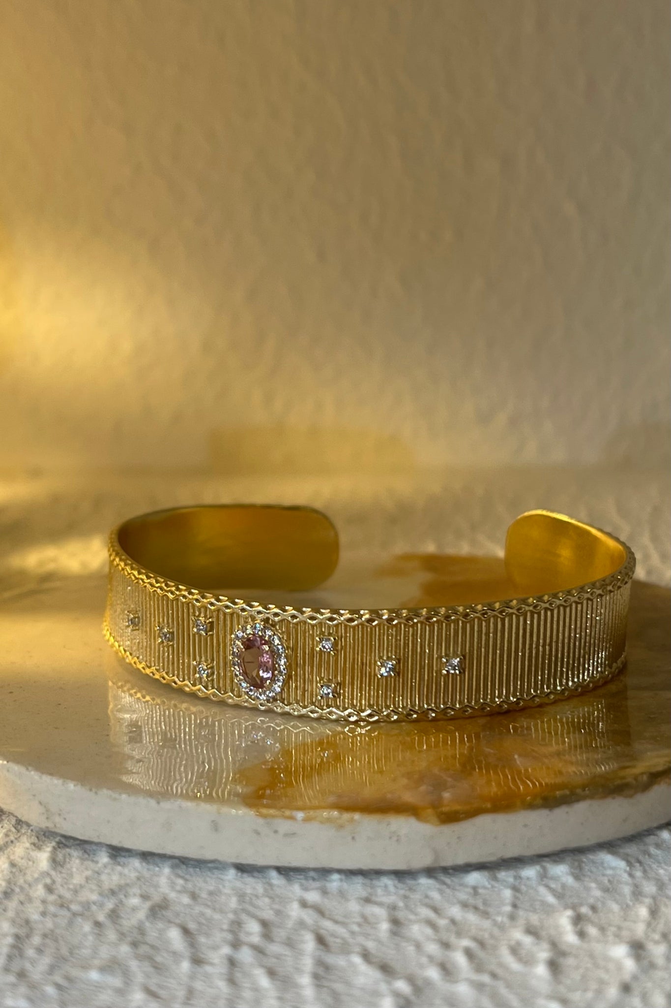 Bracelet CAMALA Tourmaline Rose