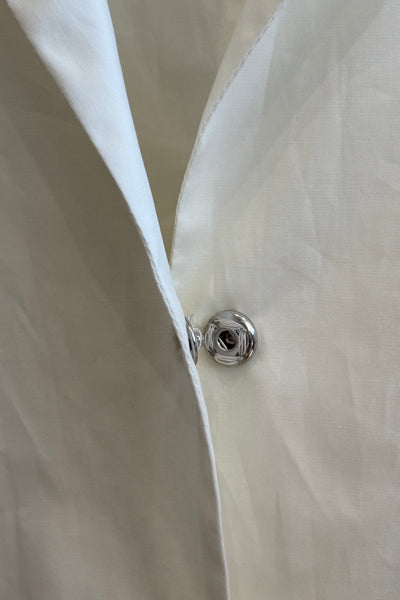 Veste en satin Off-White