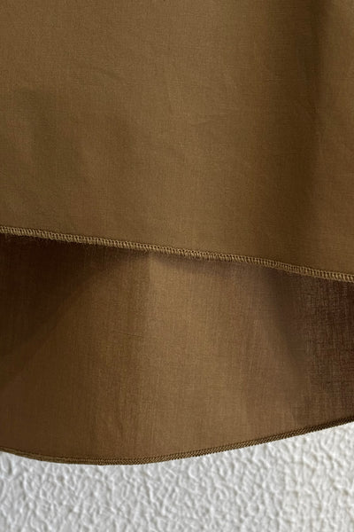 Veste en satin Tabac