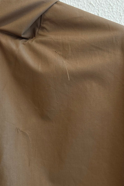 Veste en satin Tabac
