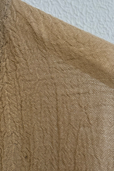 Caftan bicolore Tabac