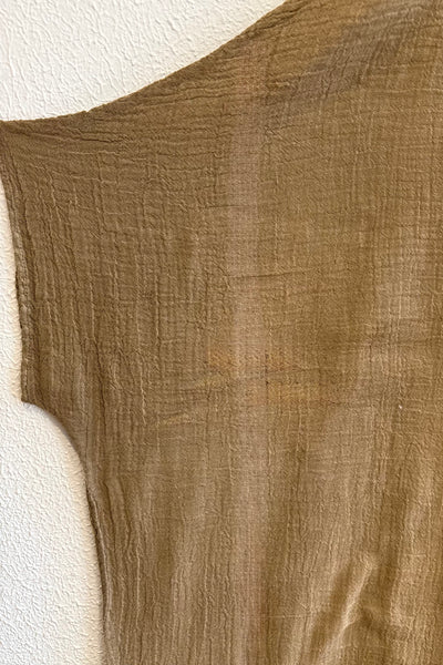 Caftan bicolore Tabac