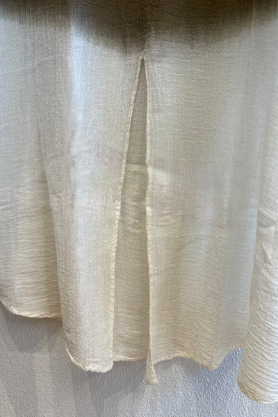 Caftan bicolore Tabac