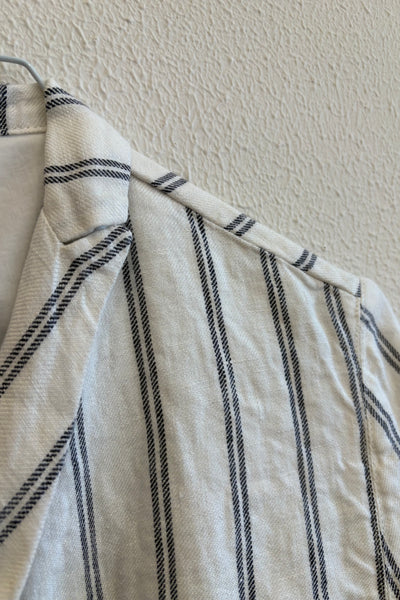 Veste rayée Blanche
