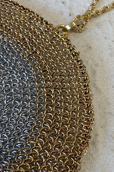 Collier en maille de métal