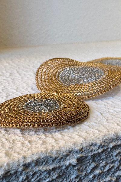 Collier en maille de métal