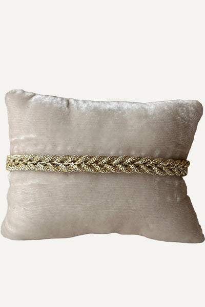 Bracelet BRAIDED Goldsilver