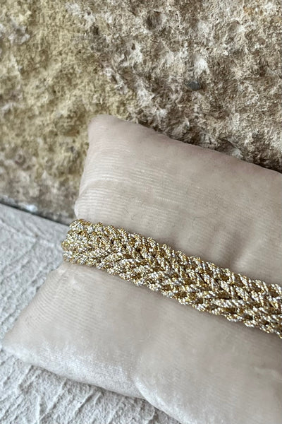 Bracelet MESH Goldsilver