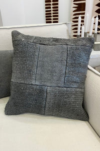 Coussin en chanvre 40x40 Gris bleu