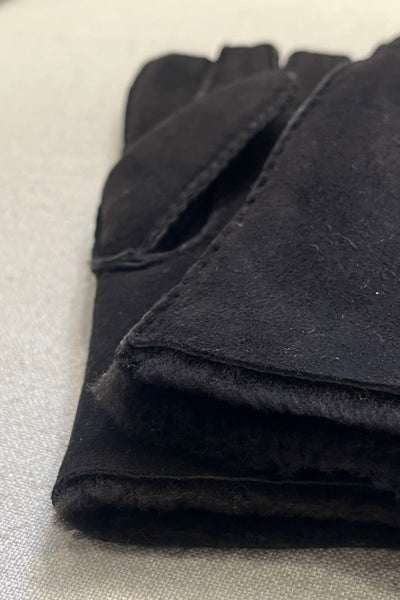 Gants en mouton retourné Coffee