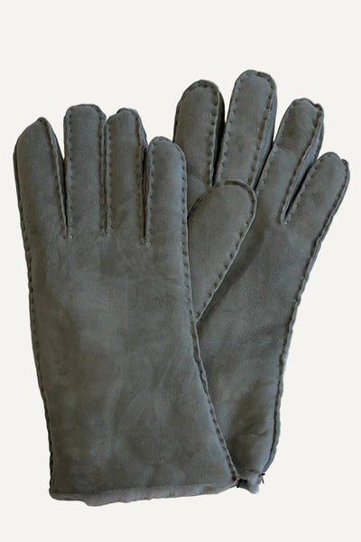 Gants en mouton retourné Pigeon