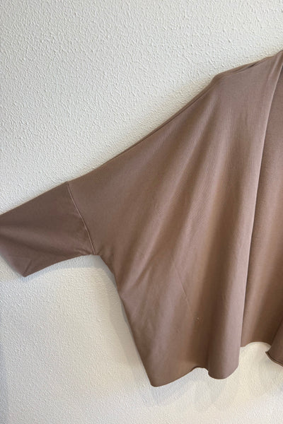 Veste en jersey Taupe