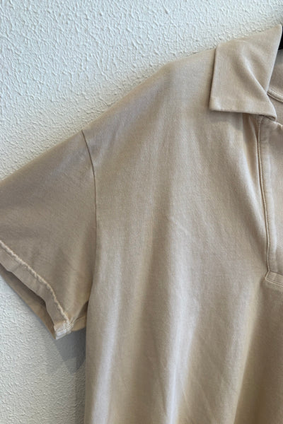 Polo en jersey Sable