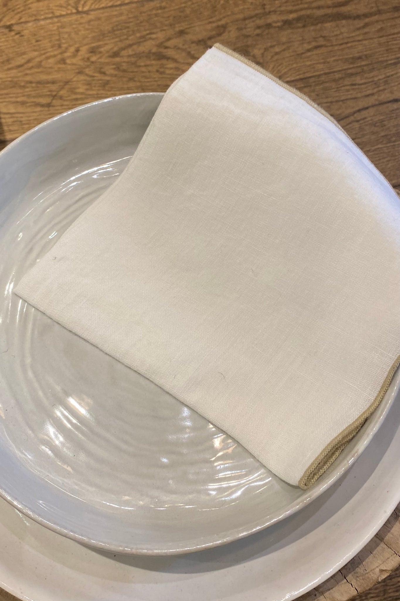 Serviette de table VENISE Blanc