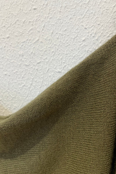 Poncho asymétrique en cachemire Bronze