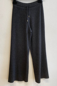 Pantalon maille en cachemire Anthracite