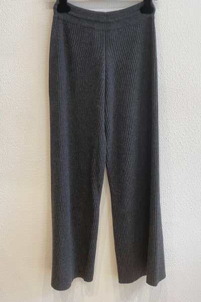 Pantalon maille en cachemire Anthracite