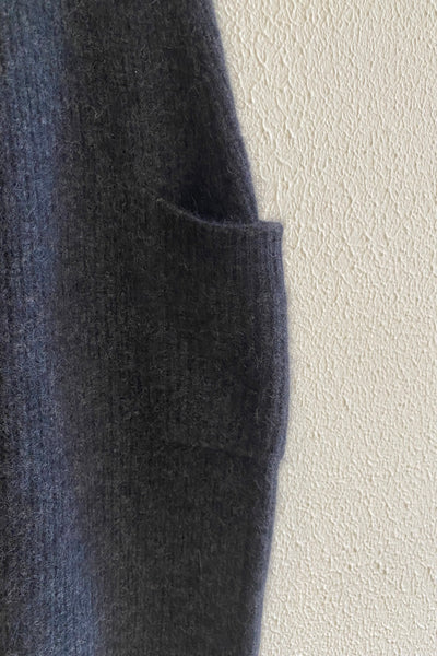 Jupe en maille Anthracite