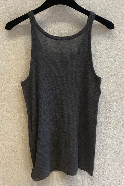 Débardeur en maille Anthracite