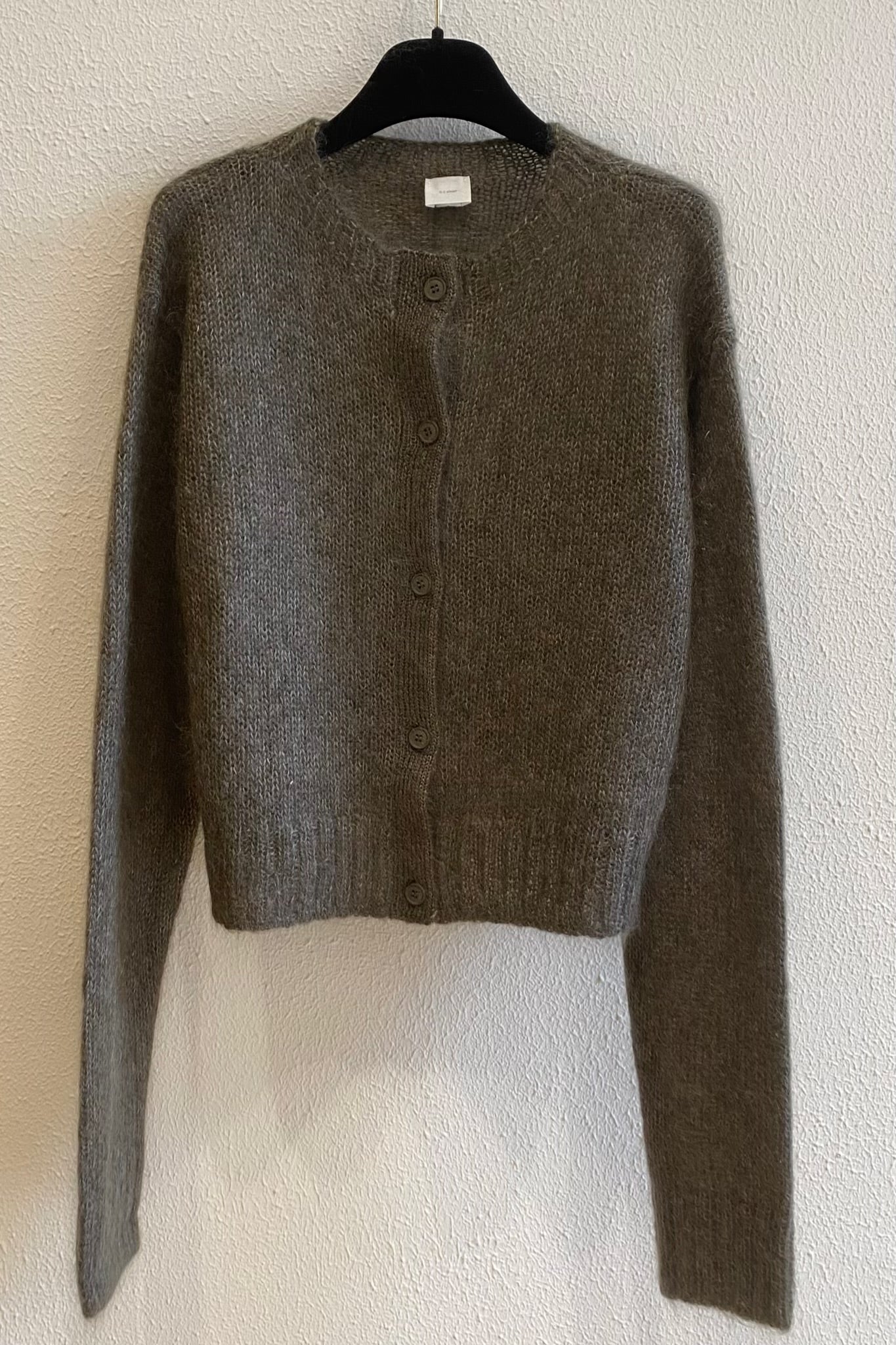 Cardigan en maille Kaki