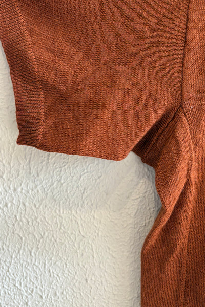 Pull souple en lin Rust