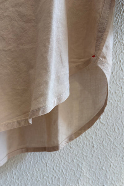 Chemise en voile Parchment