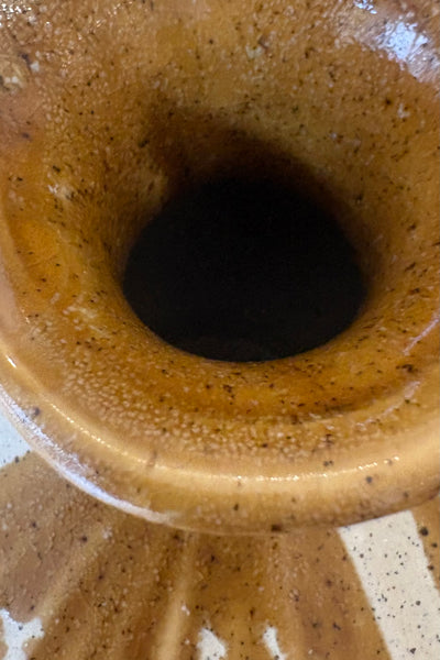 Vase rond Ocre
