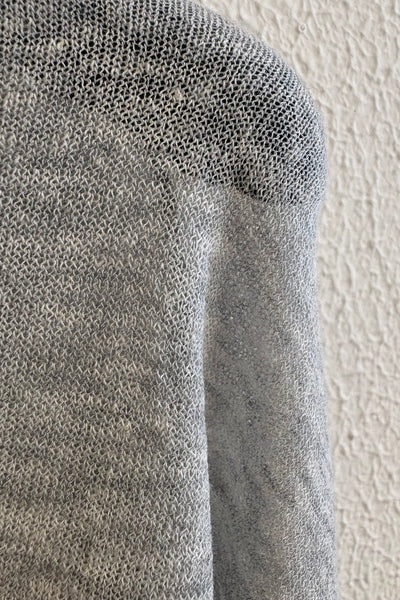 Pull fin Gris chiné