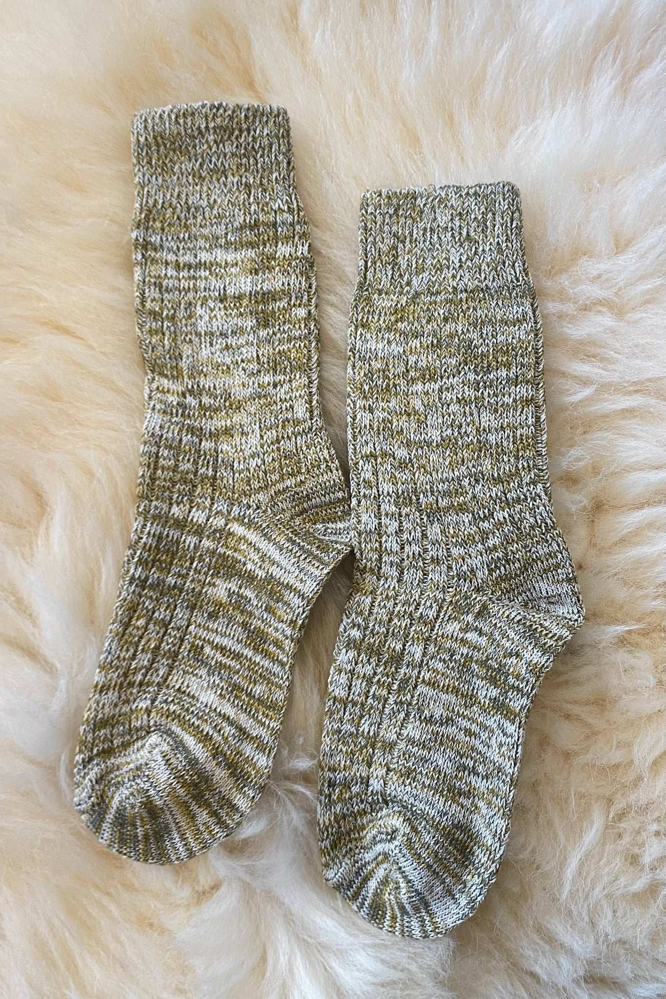 Chaussettes Chinées Vert