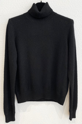 Pull COL ROULE Noir