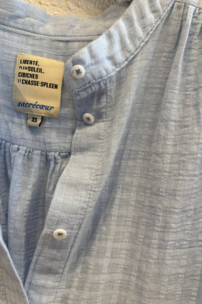 Blouse texturée Ciel