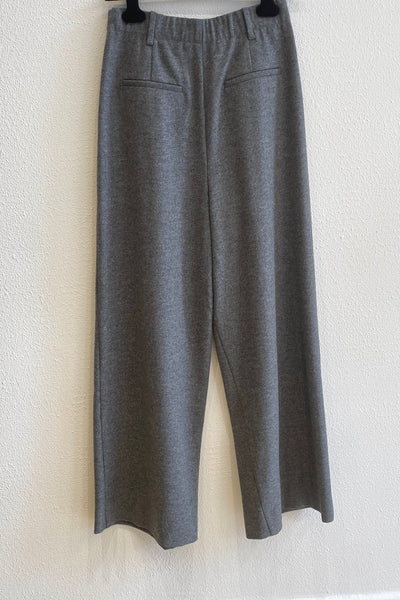 Pantalon en lainage long Gris