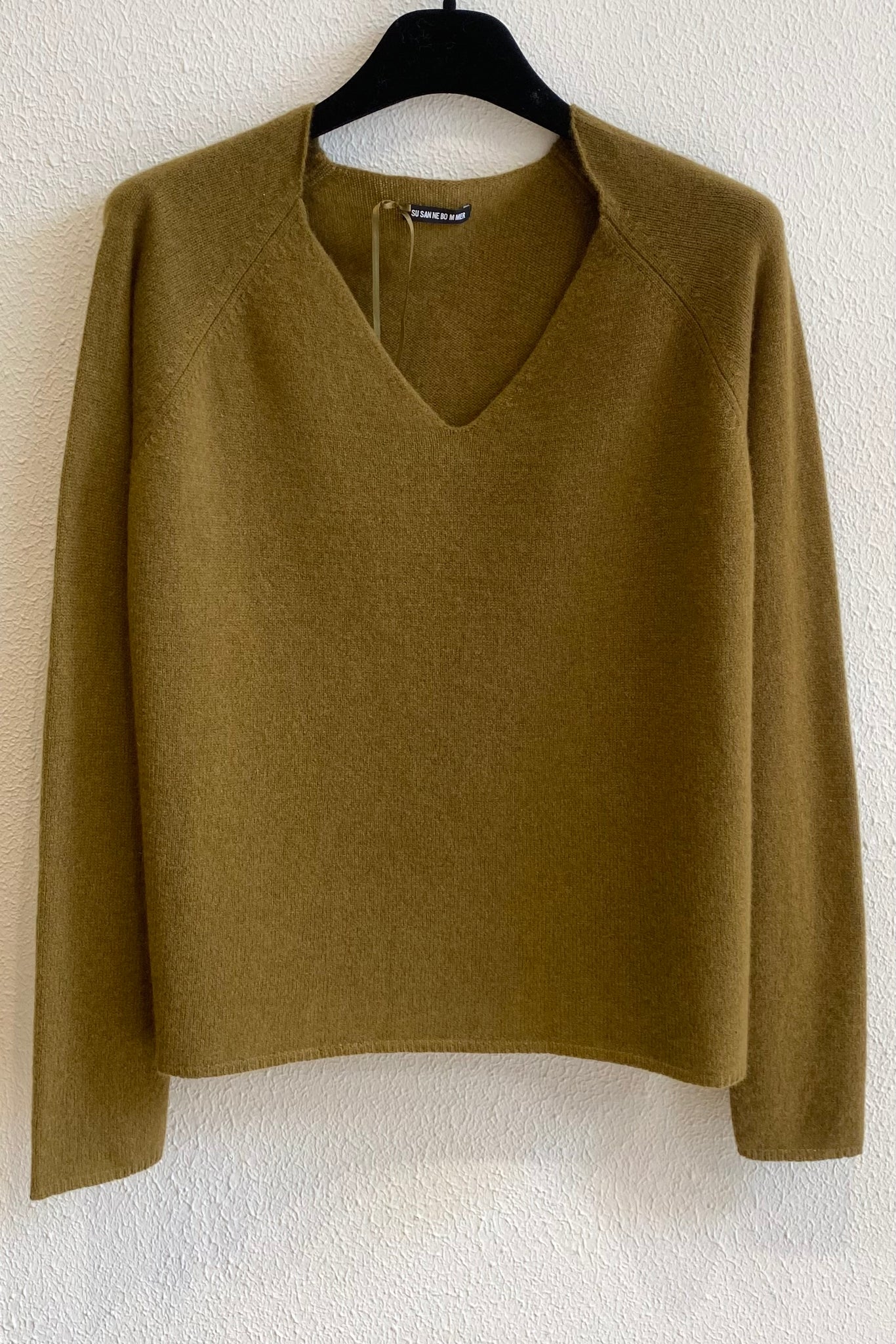 Pull en cachemire Ocre