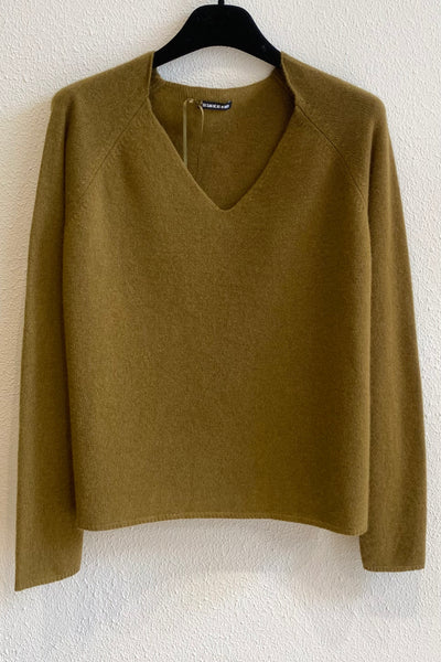 Pull en cachemire Ocre