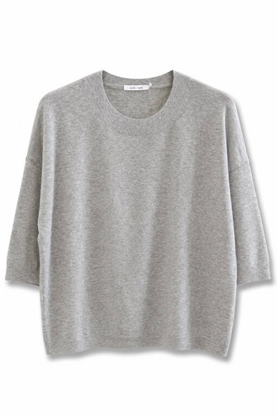 Pull fin Gris chiné