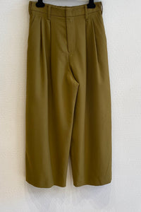 Pantalon en lainage Ocre