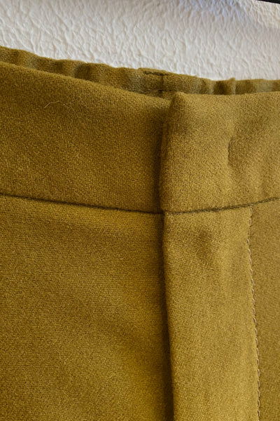 Pantalon en lainage Ocre