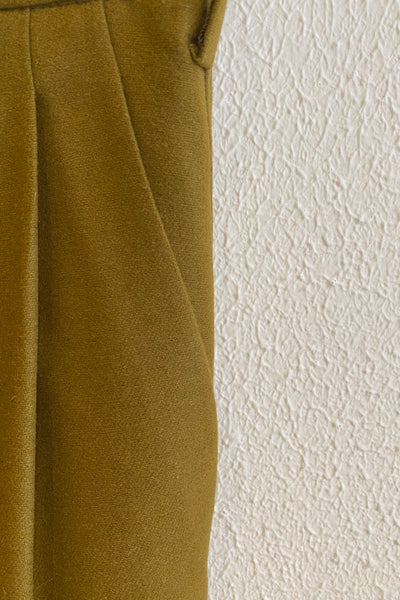 Pantalon en lainage Ocre