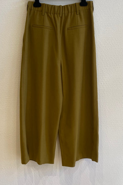 Pantalon en lainage Ocre