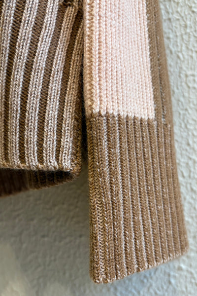 Pull patchwork Caramel