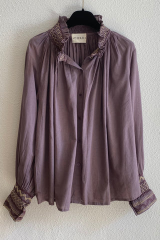 Blouse smockée FARMER Cocoa