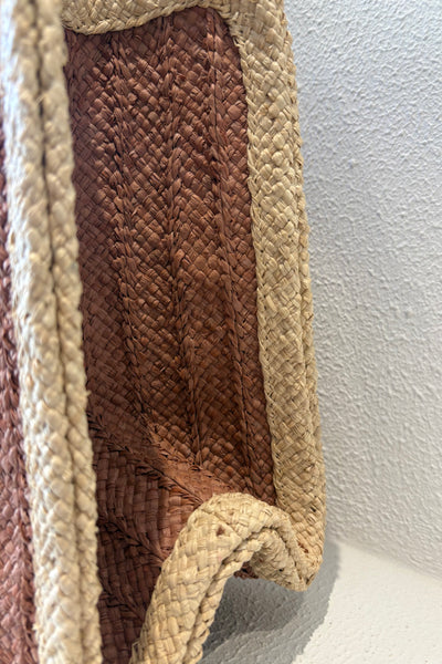 Sac en raffia Noisette